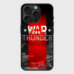 Чехол силиконовый для Apple iPhone 15 Pro матовый War thunder Вар Тандер