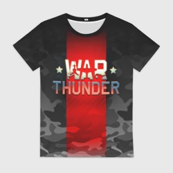 Женская футболка 3D War thunder Вар Тандер