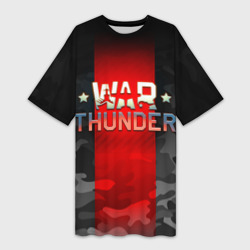 Платье-футболка 3D War thunder Вар Тандер