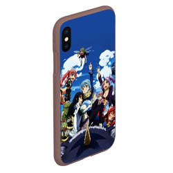 Чехол для iPhone XS Max матовый Мое перерождение в слизь - фото 2
