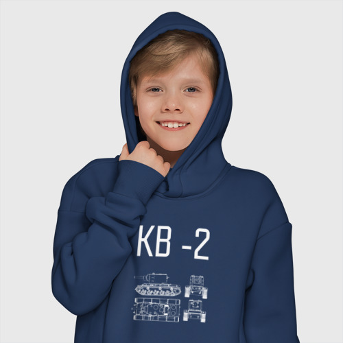 Детское худи Oversize хлопок КВ - 2 Клим Ворошилов - фото 12