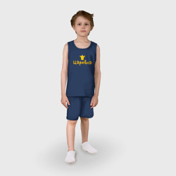 Детская пижама с шортами хлопок Царевна лого - фото 2