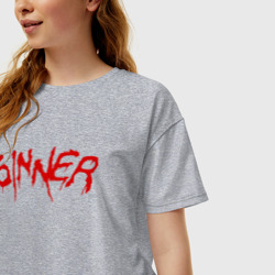 Женская футболка хлопок Oversize Far Cry 5 sinner грешник - фото 2