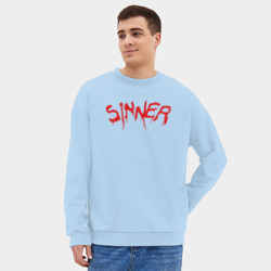 Мужской свитшот oversize без начеса хлопок Far Cry 5 sinner грешник - фото 2