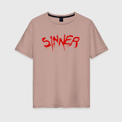 Женская футболка хлопок Oversize Far Cry 5 sinner грешник