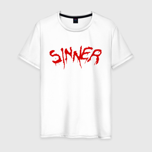 Мужская футболка из хлопка с принтом Far Cry 5 sinner грешник, вид спереди №1