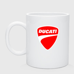 Кружка керамическая Ducati Дукати эмблема