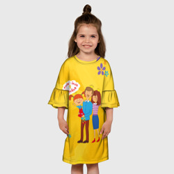 Детское платье 3D Семья Царевны - фото 2