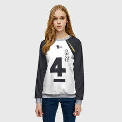 Женский свитшот 3D Бокуто 4 форма Фукуродани - фото 2