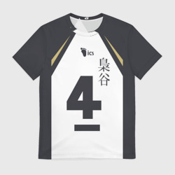 Мужская футболка 3D Бокуто 4 форма Фукуродани