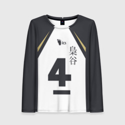 Женский лонгслив 3D Бокуто 4 форма Фукуродани