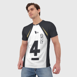 Мужская футболка 3D Бокуто 4 форма Фукуродани - фото 2