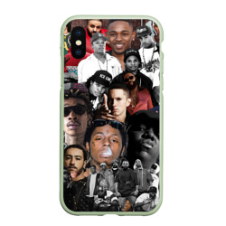 Чехол для iPhone XS Max матовый Короли Рэпа king rap