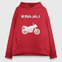 Женское худи Oversize хлопок Bajaj Баджадж motosport