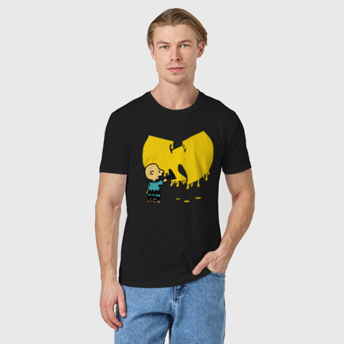 Мужская футболка хлопок Wu-Tang Graffiti, цвет черный - фото 3