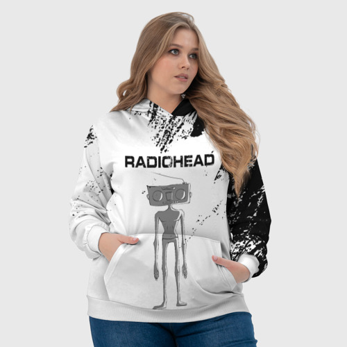 Женская толстовка 3D Radiohead Радиохед, цвет 3D печать - фото 6