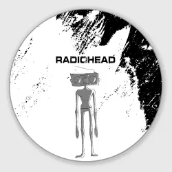 Круглый коврик для мышки Radiohead Радиохед