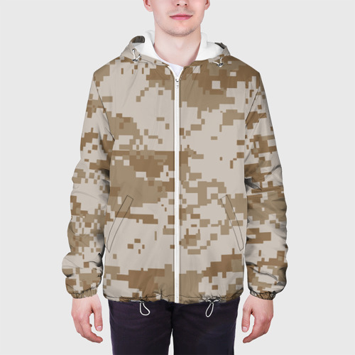 Мужская куртка 3D Камуфляжный пиксель, цвет 3D печать - фото 4