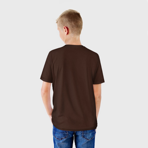 Детская футболка 3D с принтом RDR2 Arthur, вид сзади #2