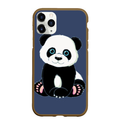 Чехол для iPhone 11 Pro Max матовый Милая Панда Sweet Panda