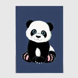 Постер Милая Панда Sweet Panda