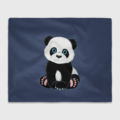 Плед 3D Милая Панда Sweet Panda, цвет 3D (велсофт)