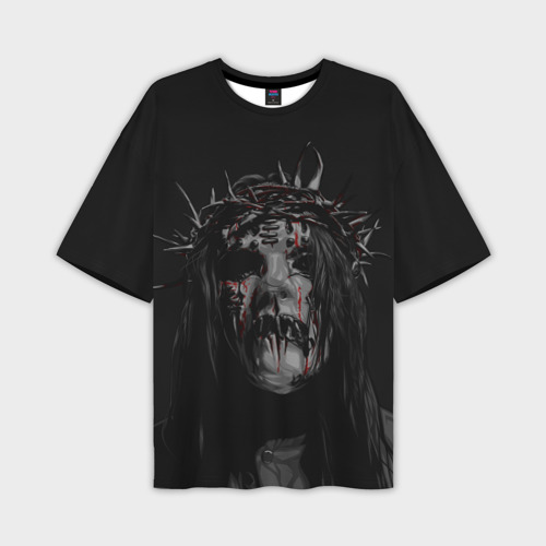 Мужская футболка oversize 3D Joey Jordison, цвет 3D печать