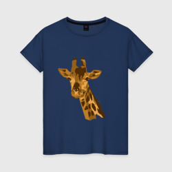 Женская футболка хлопок Жираф Жора