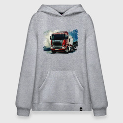 Худи SuperOversize хлопок Scania Дальнобой