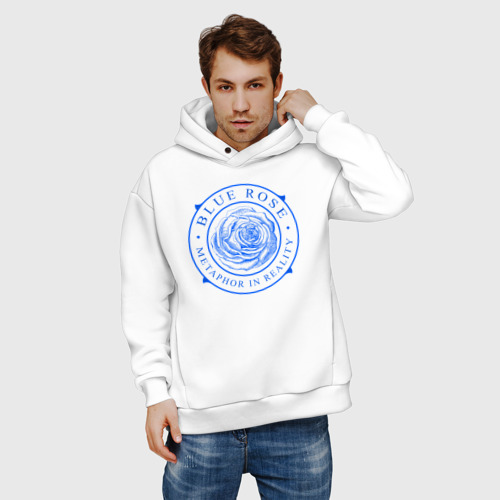 Oversize Blue Rose