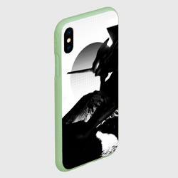 Чехол для iPhone XS Max матовый Закат Евангелион - фото 2