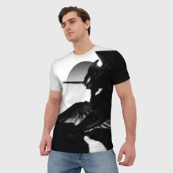 Мужская футболка 3D Закат Евангелион - фото 2