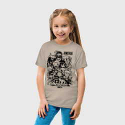 Детская футболка хлопок Персонажи Ван-Пис Большой куш - фото 2