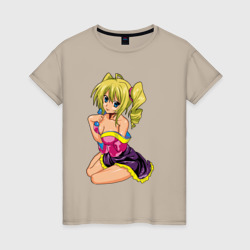 Женская футболка хлопок Аниме блондинка Рэйвел Феникс - High School DxD