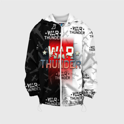 Детская куртка 3D War thunder Вар Тандер, цвет белый