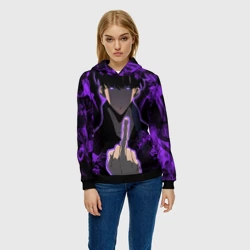 Женская толстовка 3D Сон Джин-Ву: Отвали! - фото 2