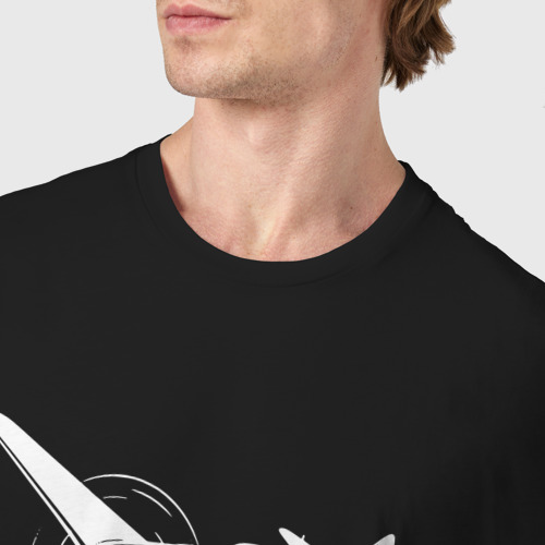 Мужская футболка хлопок War thunder Вар Тандер, цвет черный - фото 6