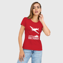 Женская футболка хлопок Slim War thunder Вар Тандер - фото 2