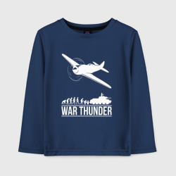 Детский лонгслив хлопок War thunder Вар Тандер