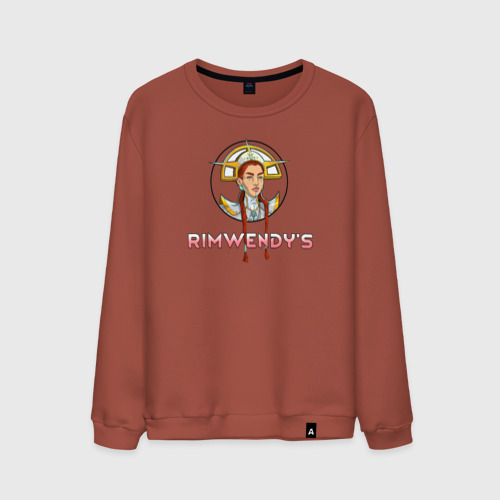 Мужской свитшот хлопок RimWorld Rimwendy's, цвет кирпичный