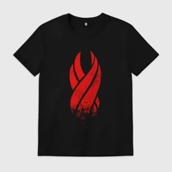 Мужская футболка хлопок Dead space обелиск