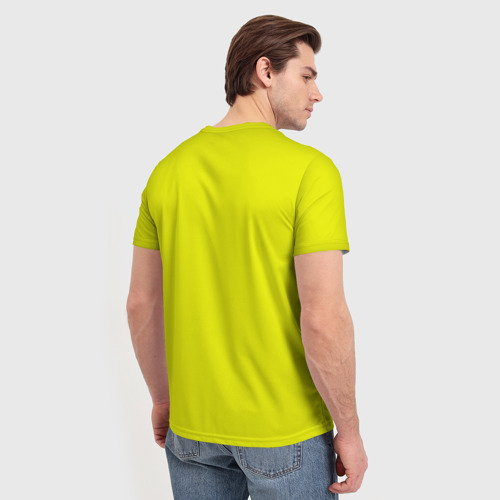 Мужская футболка 3D с принтом Sliknot bros, вид сзади #2