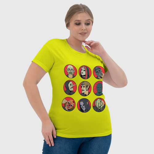 Женская футболка 3D с принтом Sliknot bros, фото #4