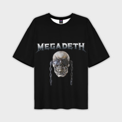 Мужская футболка oversize 3D Megadeth