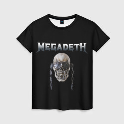 Женская футболка 3D Megadeth