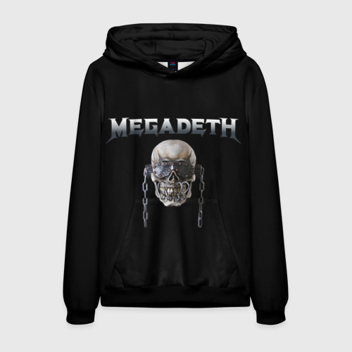 Мужская толстовка 3D Megadeth, цвет черный