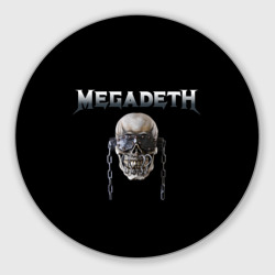 Круглый коврик для мышки Megadeth