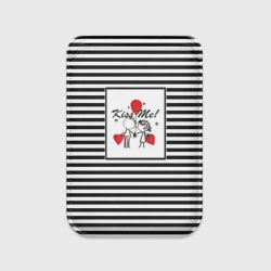 Картхолдер Magsafe магнитный Скетч влюбленные мальчик и девочка 
