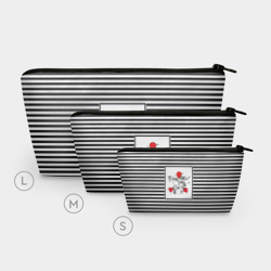 Косметичка 3D Скетч влюбленные мальчик и девочка  - фото 2