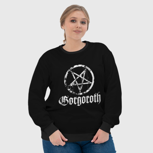 Женский свитшот 3D с принтом Gorgoroth, фото #4